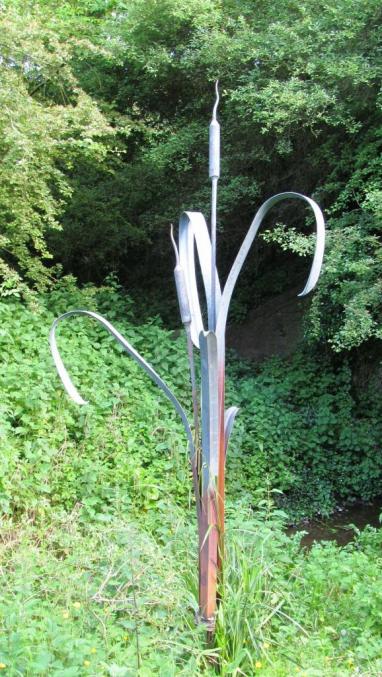 Fransham Forge: Bullrush sculpture